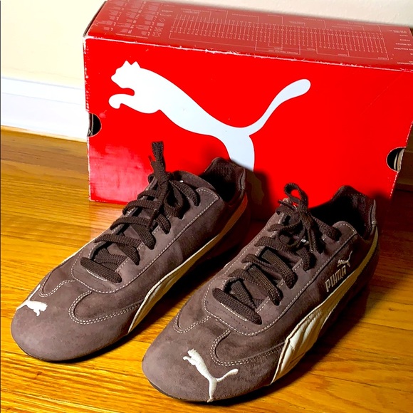 puma speed cat brown